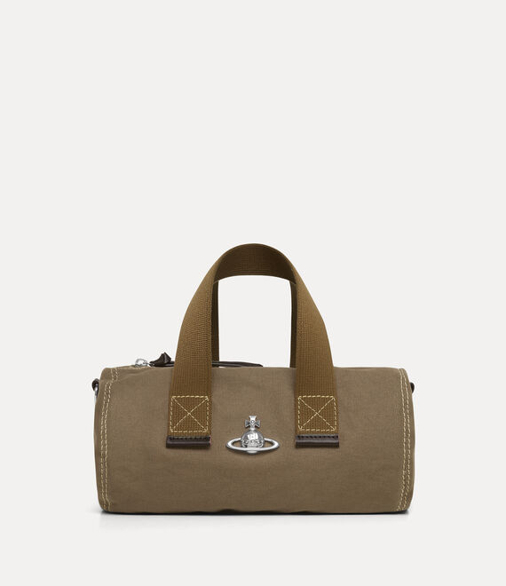 Vivienne Westwood Paul Cylinder Crossbody Canvas Army-green