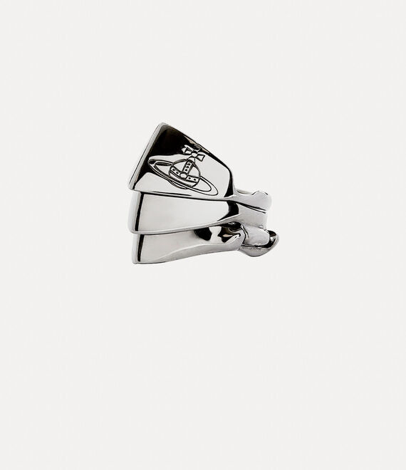 Knuckleduster Ring in PLATINUM | Vivienne Westwood® Knuckleduster Ring in PLATINUM | Vivienne Westwood®