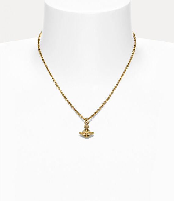 Mayfair Small Orb Pendant necklace in GOLD-Crystal-AB | Vivienne Westwood®