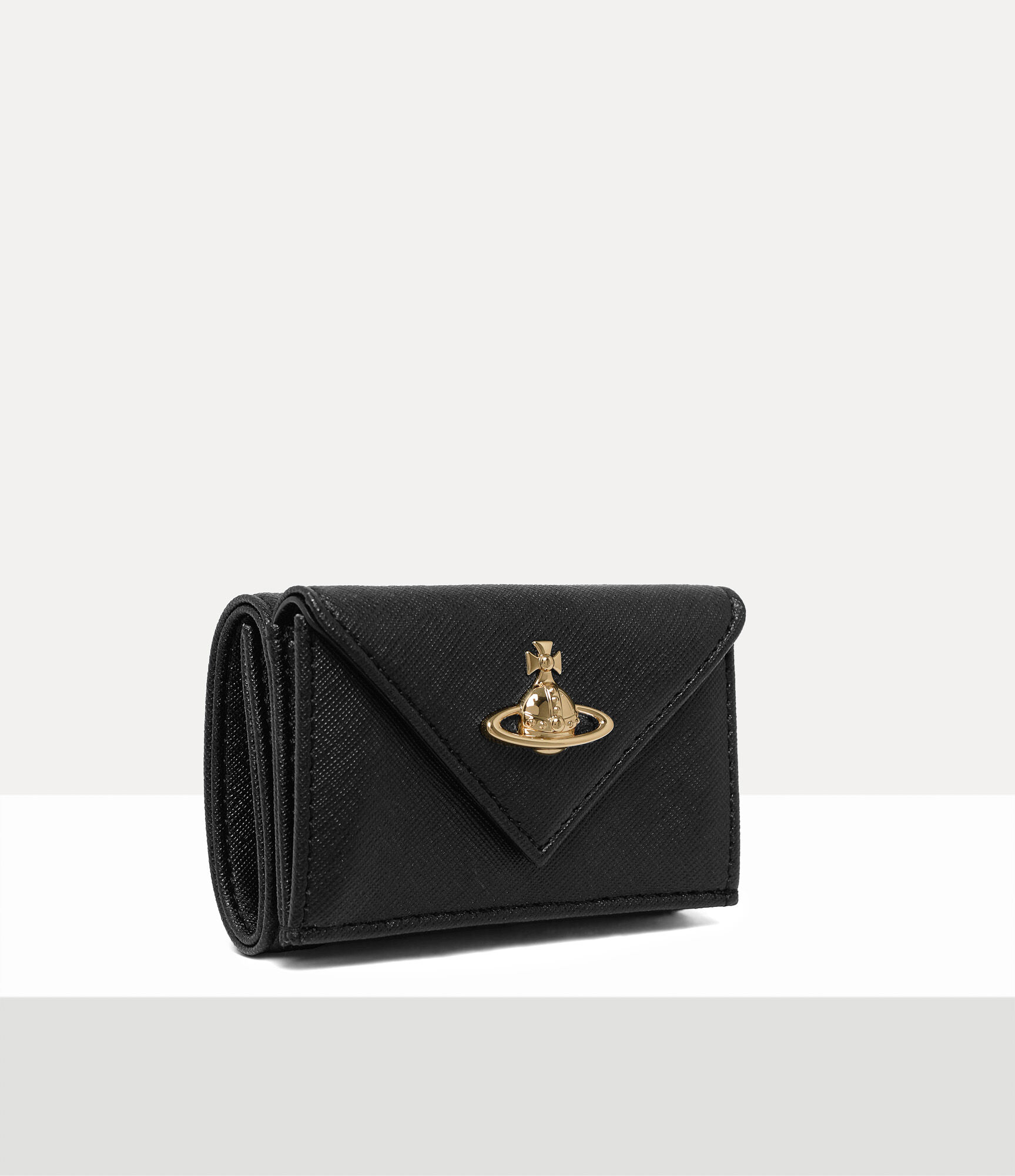 Envelope Billfold in BLACK-3D-ORB | Vivienne Westwood®