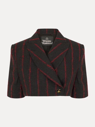 Cut Off One Button Jacket