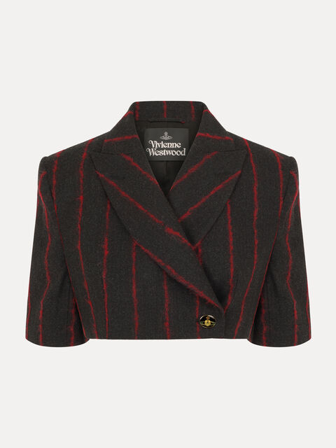 Cut Off One Button Jacket