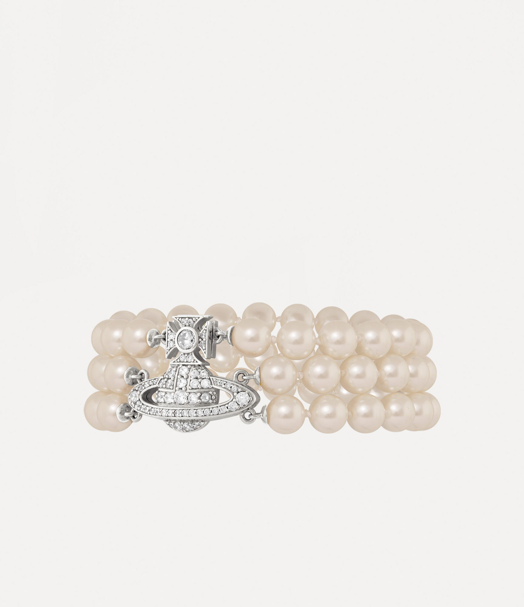 Graziella Three Row Pearl Bracelet  large image number 2