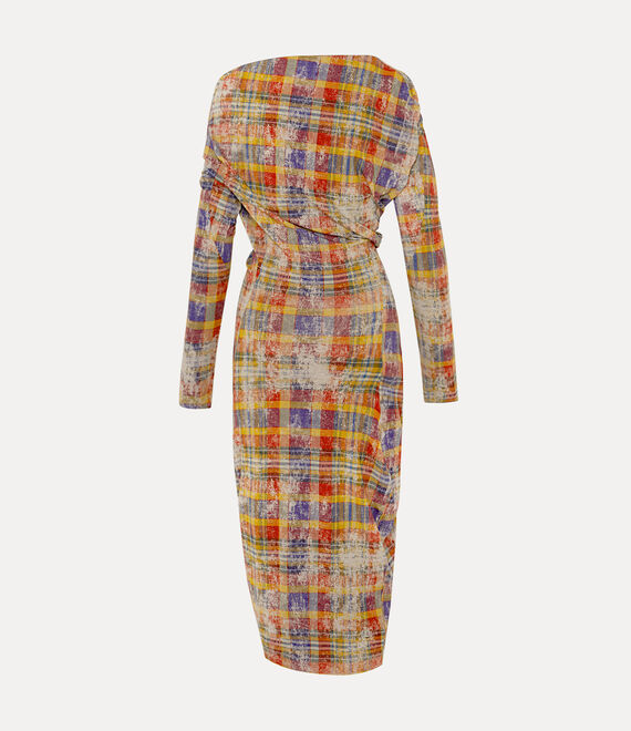 LS Superbo Dress in DISTRESSED-TARTAN Vivienne Westwood®