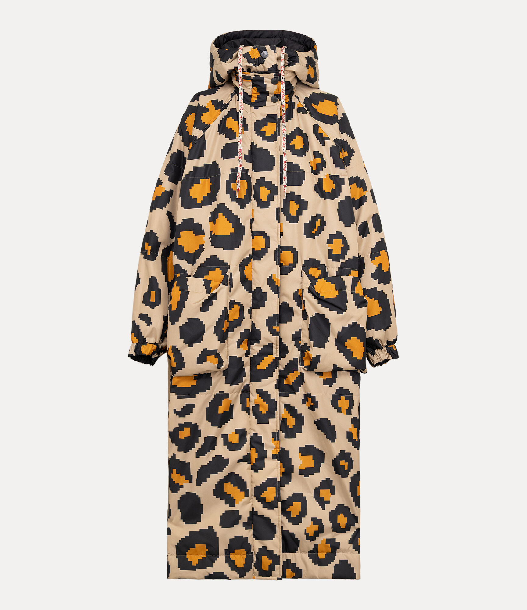 Pixelated Leopard Reversible Coat