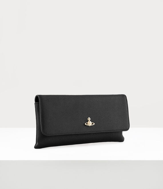 Saffiano clutch with flap  large image number 2