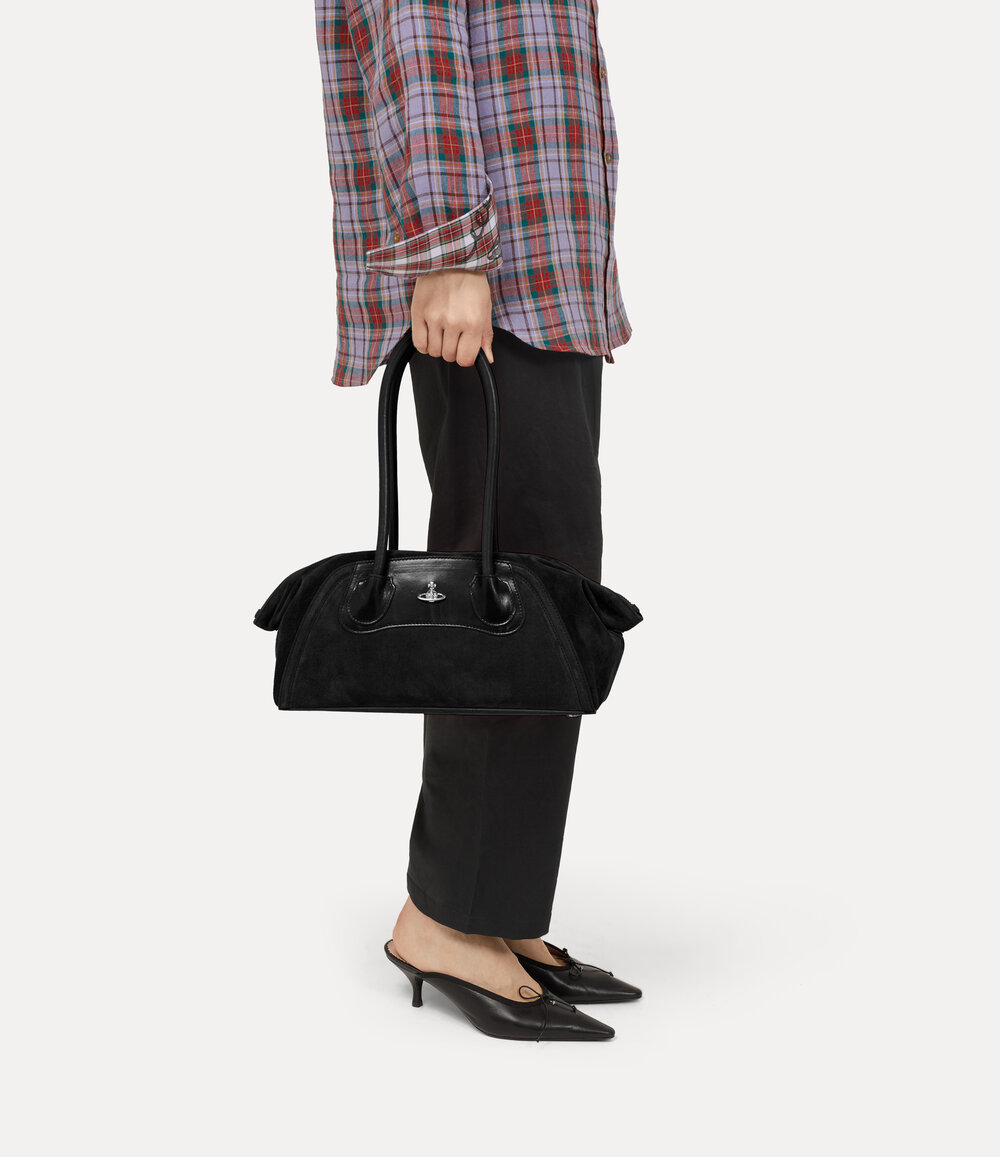 Vivienne Westwood Shirley Small Holdall in Black, view 2