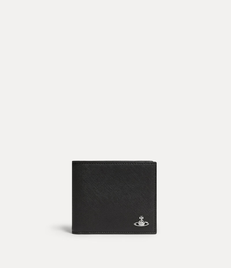 Vivienne Westwood Man. Billfold Wallet in Black
