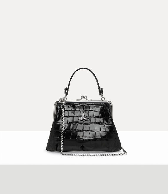 Granny Frame Purse in BLACK Vivienne Westwood® - Main Image