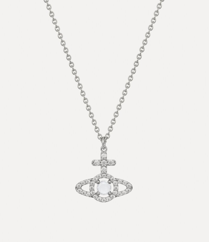 Vivienne Westwood Olympia Cubic Zirconia Pendant Necklace