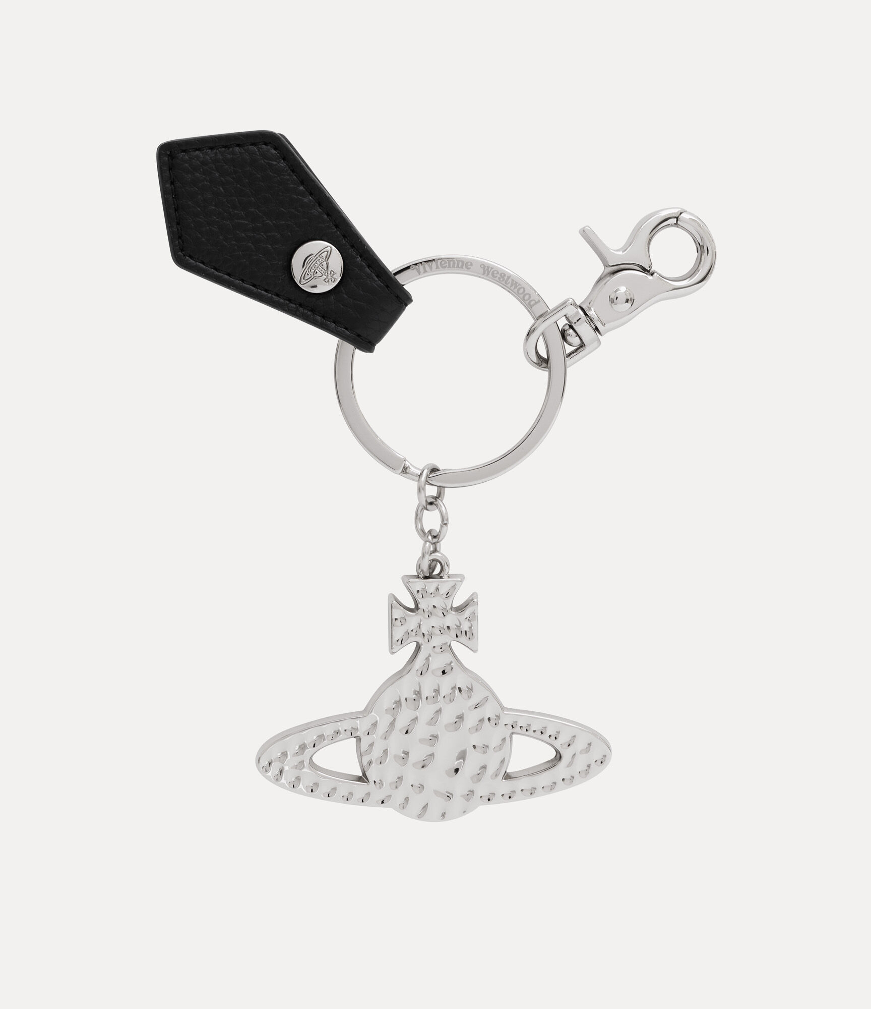 Hammered Orb Keyring