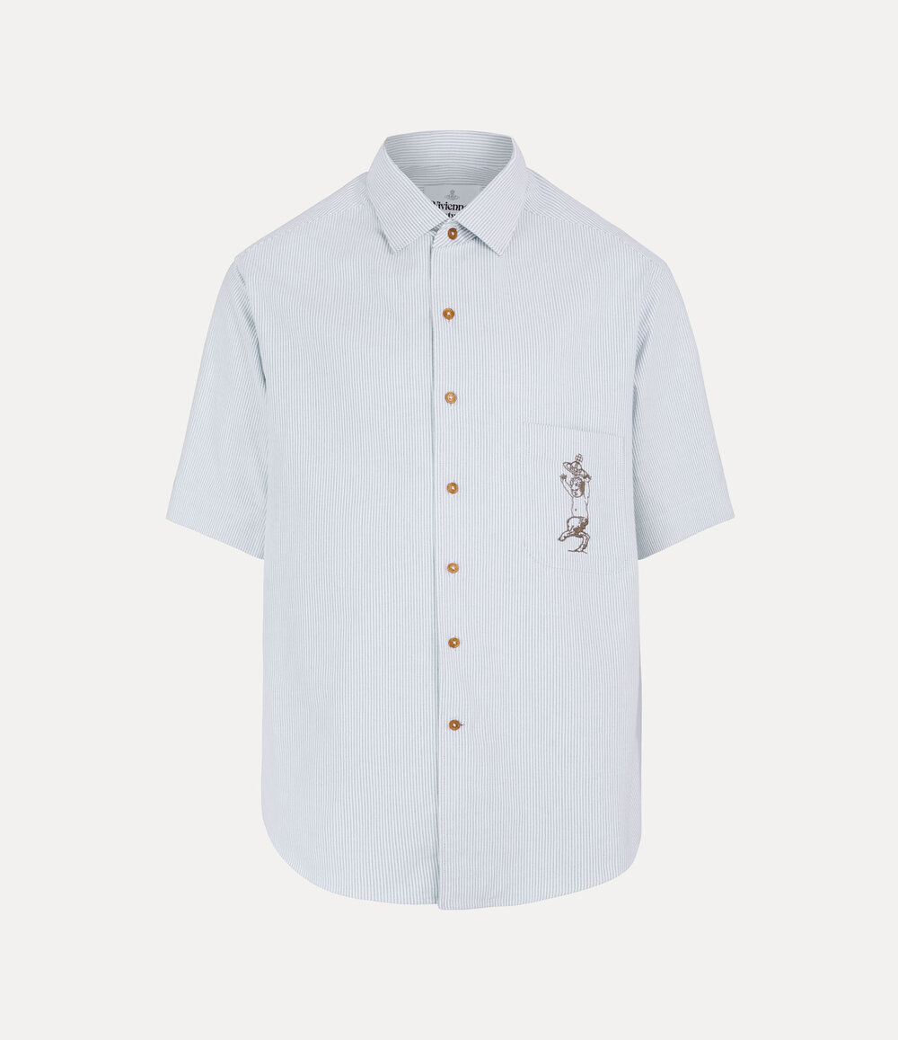 Vivienne Westwood Bowling Shirt in Ink Stripe