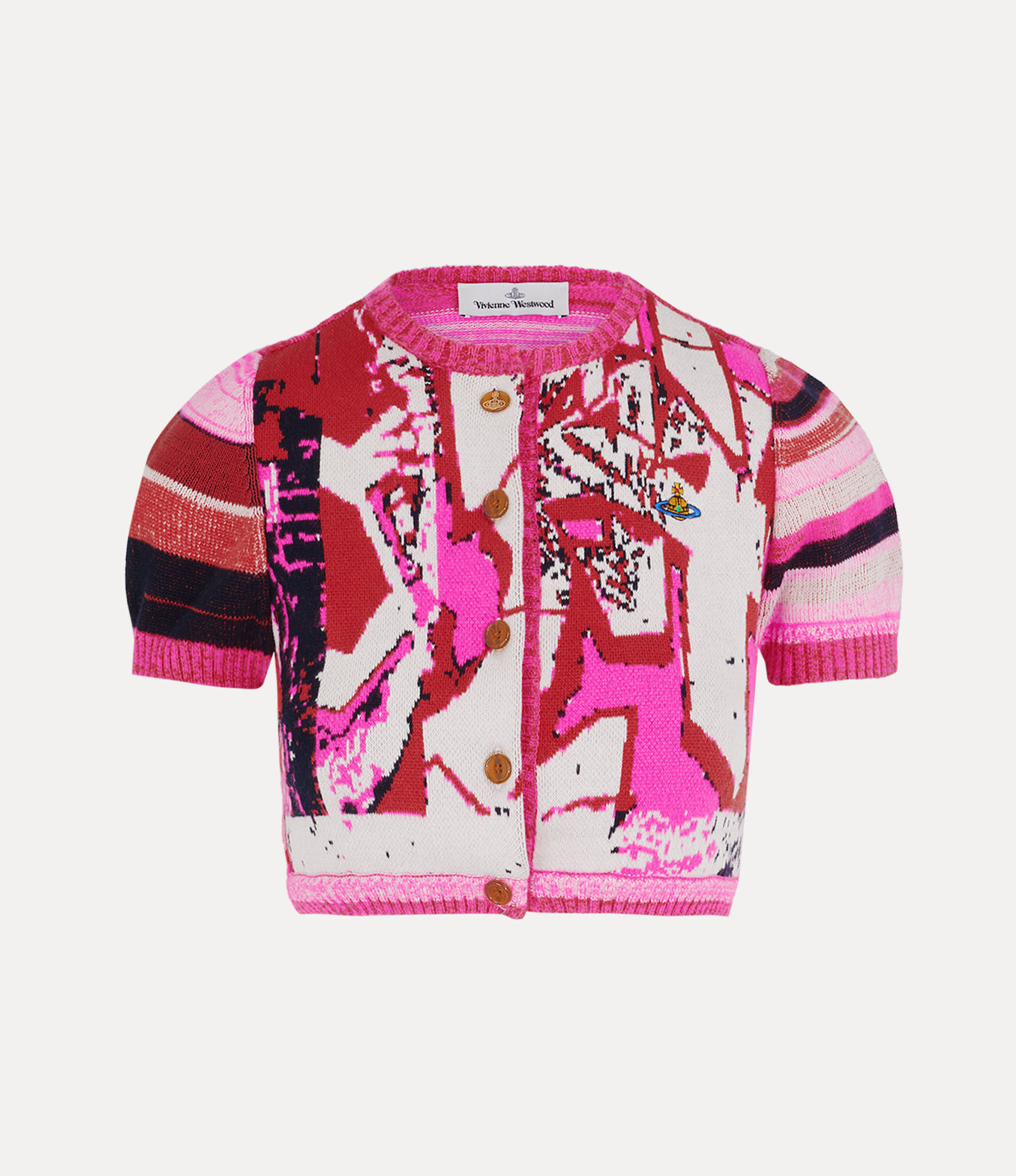Graffiti Cropped Cardi in GRAFFITI | Vivienne Westwood®