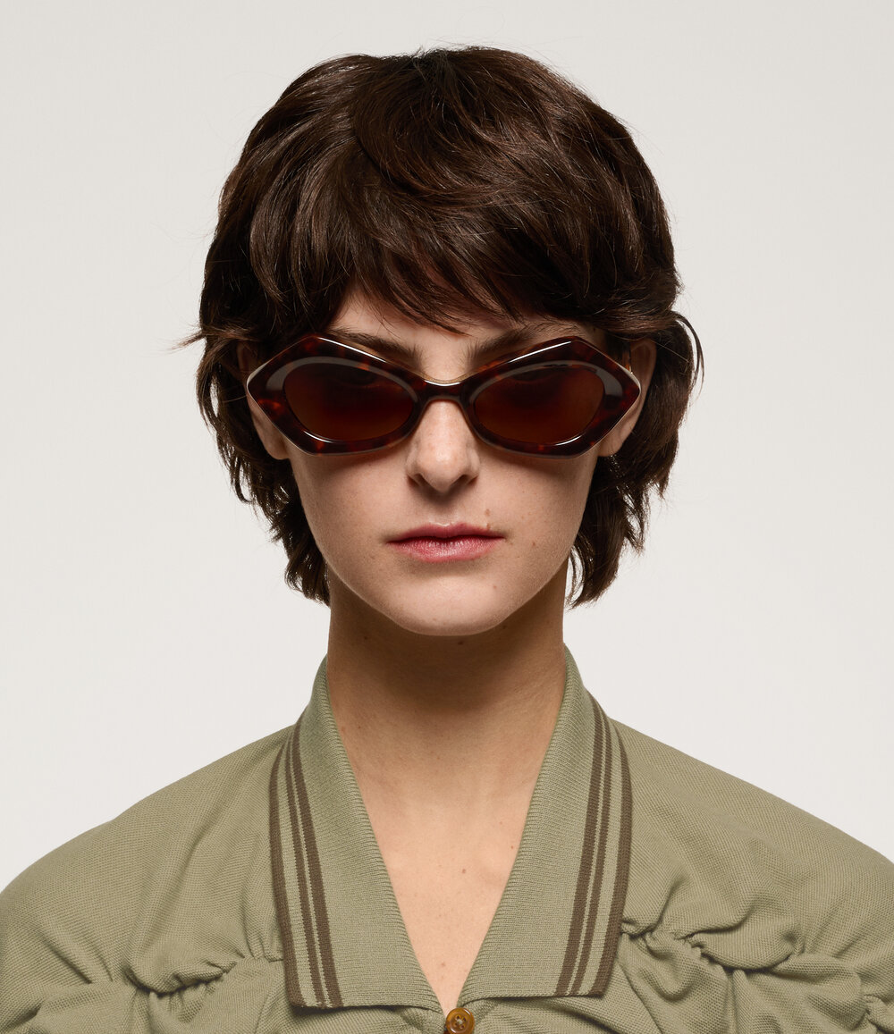 Vivienne Westwood Milano Sunglasses in Brown, view 2