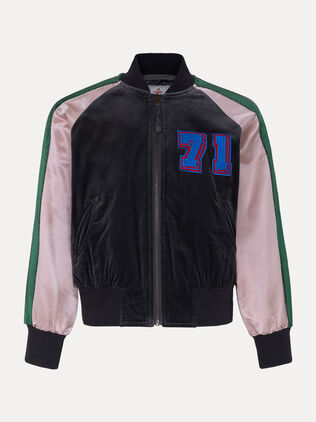 Broken Disco Orb Velvet Bomber 