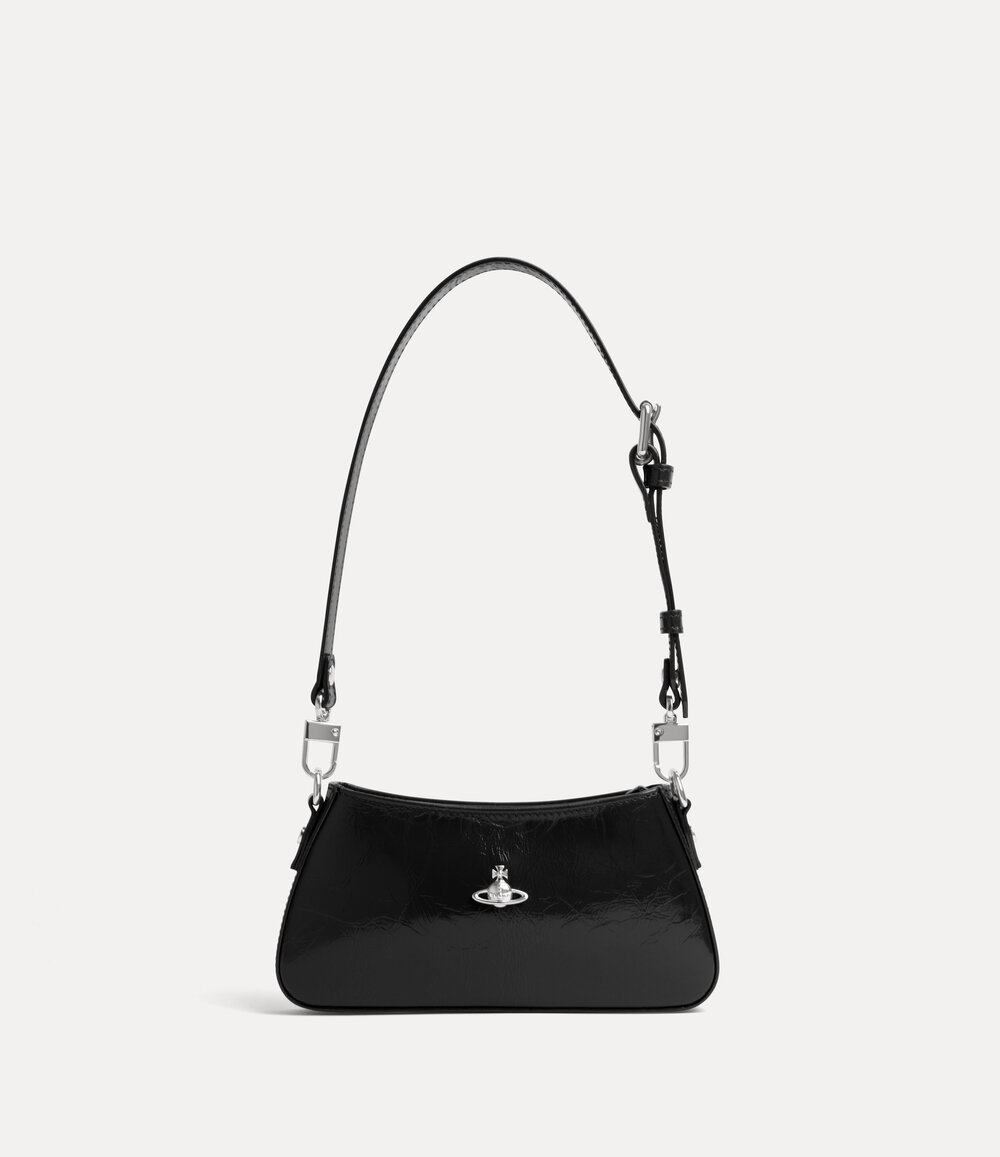 Vivienne Westwood Tasha Shoulder Phone Bag in Black