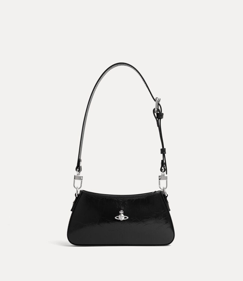 Vivienne Westwood Tasha Shoulder Phone Bag in Black