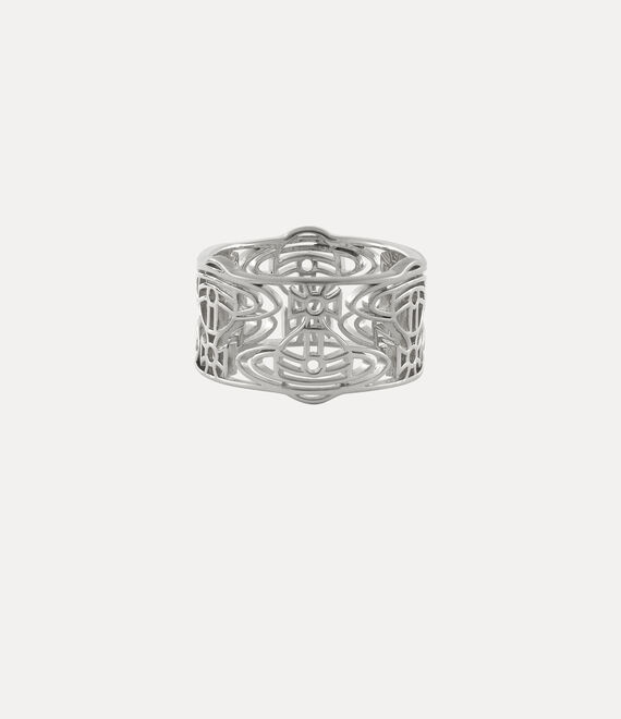 Vivienne Westwood Devon Ring In Platinum