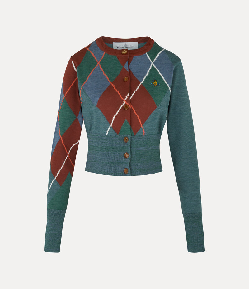 Vivienne Westwood Argyle Cropped Cardigan