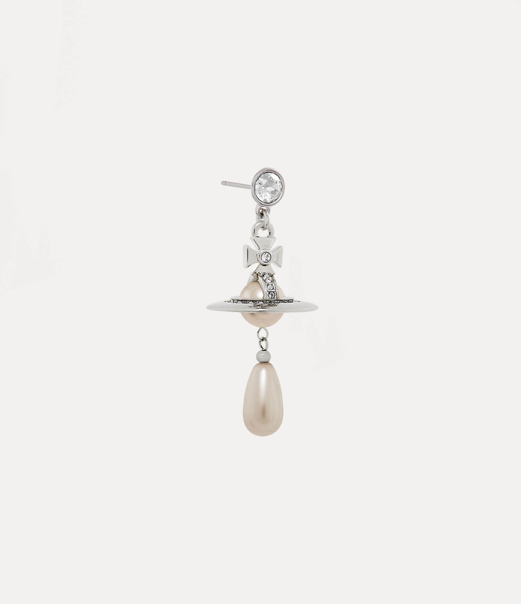 vivienne westwood
グレー ウール ピーコート Man. Pearl Drop Single Earring