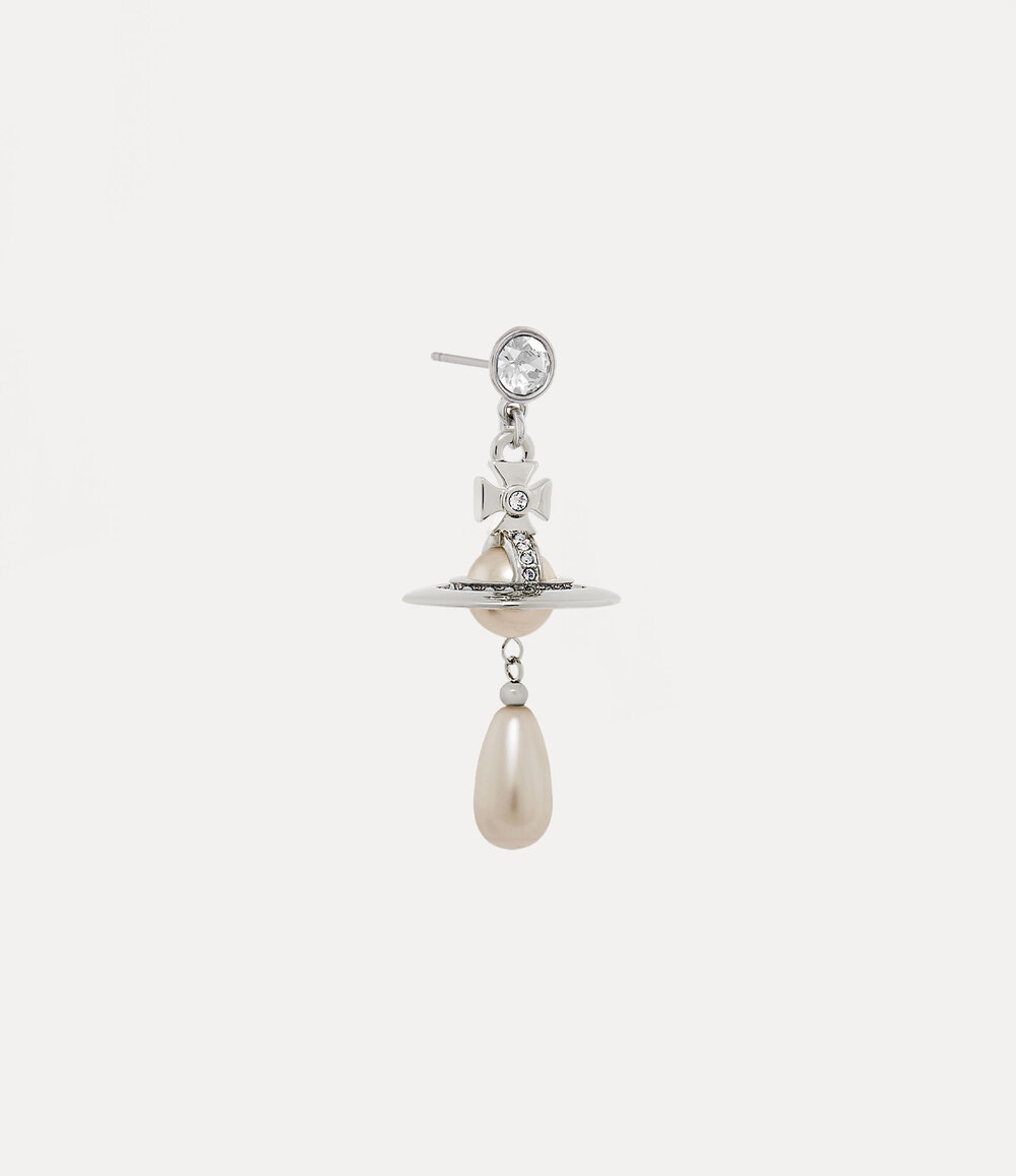 Vivienne Westwood Man. Pearl Drop Single Earring, view 2
