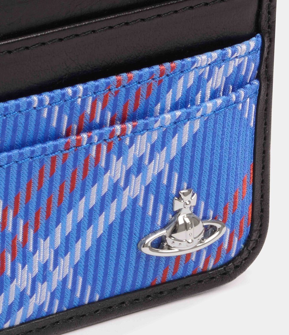 Vivienne Westwood Flat Chain Card Holder in Blue, view 4