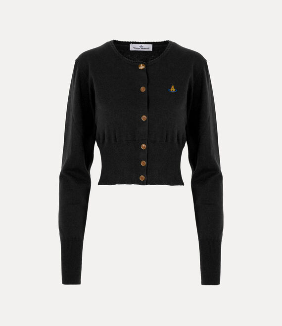 Bea Cropped Cardi in BLACK | Vivienne Westwood®