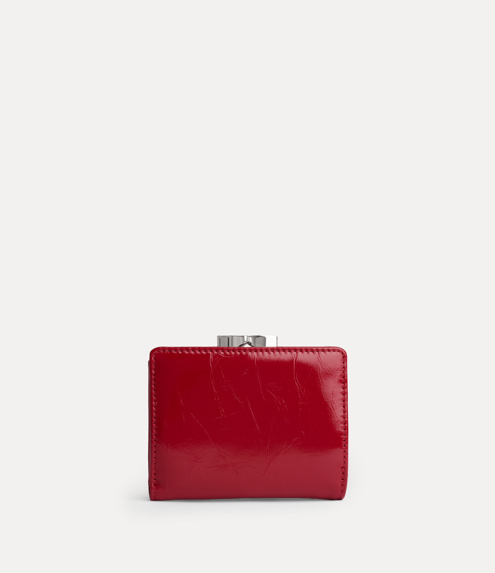 Vivienne Westwood Small Frame Wallet in Red, view 2
