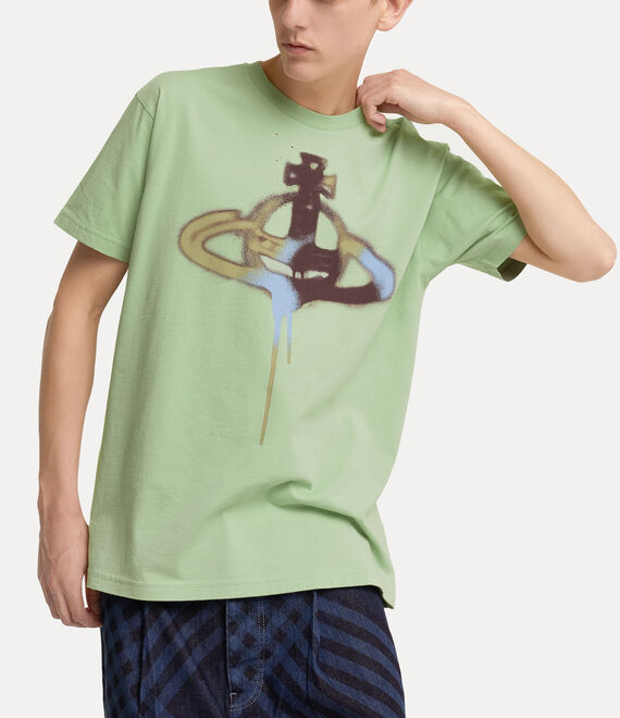 Spray Orb Classic T-Shirt in PISTACHIO | Vivienne Westwood®