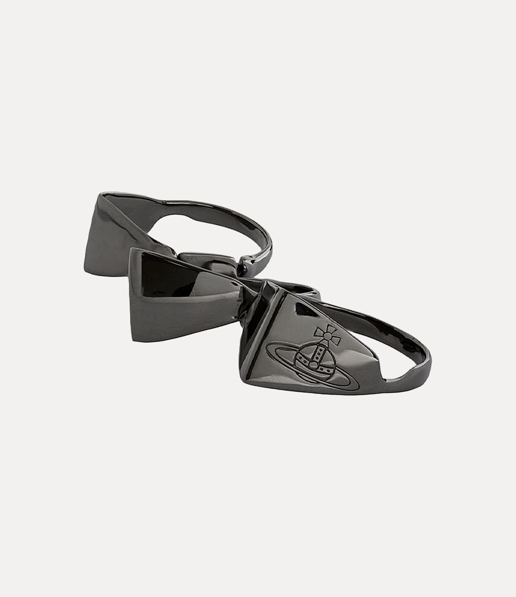 Knuckleduster Ring In Ruthenium Vivienne Westwood knuckleduster-ring-in-ruthenium-vivienne-westwood