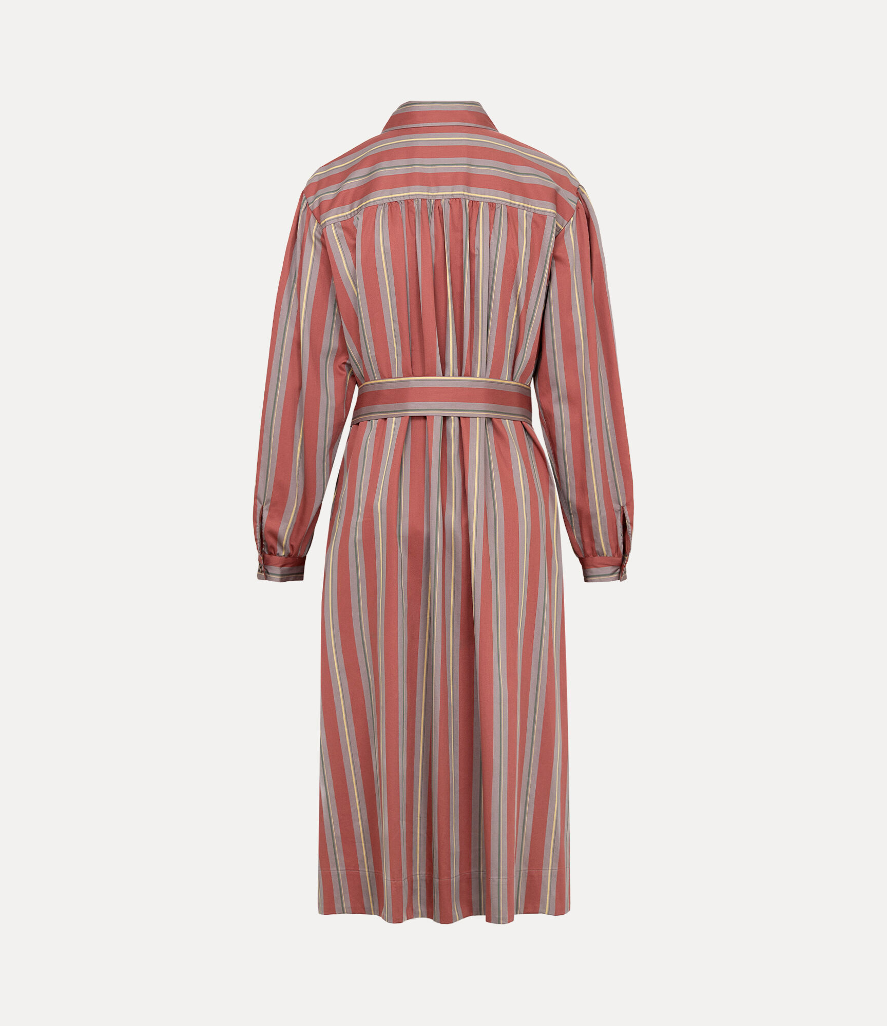 Satin Stripe Pocket Shirt Dress  large image number 5