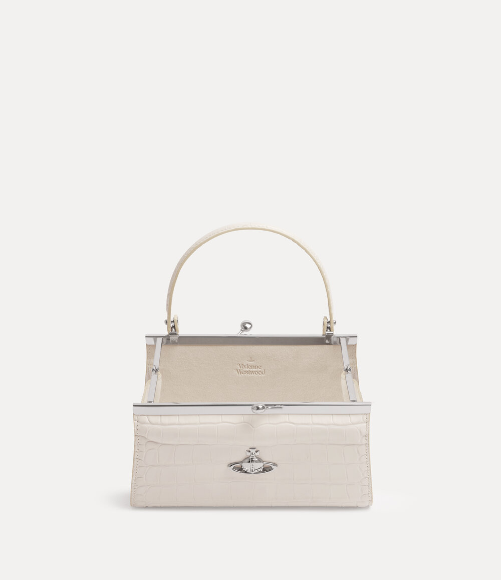 Vivienne Westwood Doll XL Bag in Pearl White, view 3