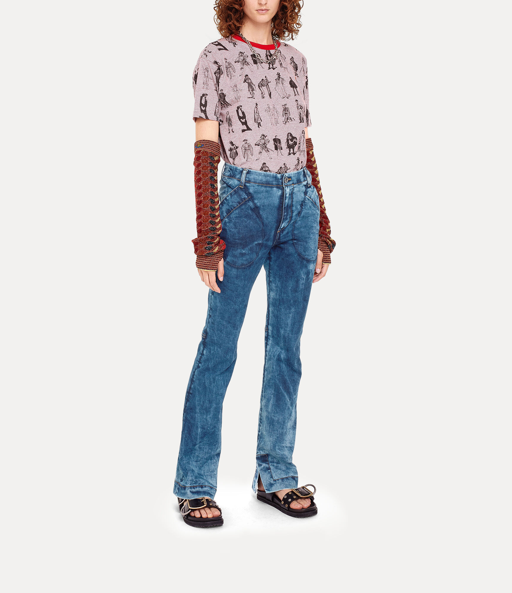 Edith Arm Warmers in MULTIREDGOLD Vivienne Westwood®