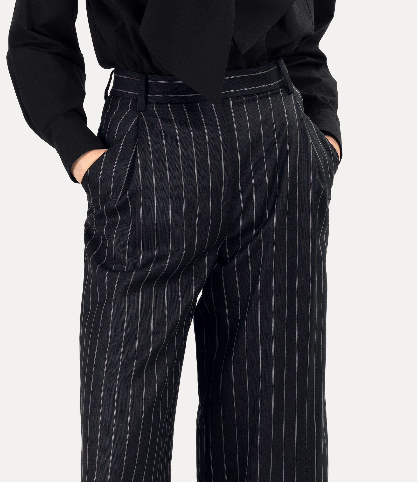 Gabardine Flare Trousers  large image number 4