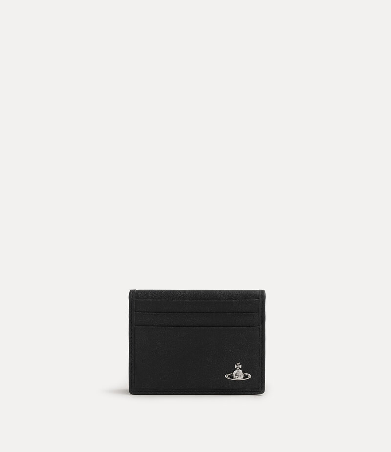 Vivienne Westwood Man. Card Holder in Off Black