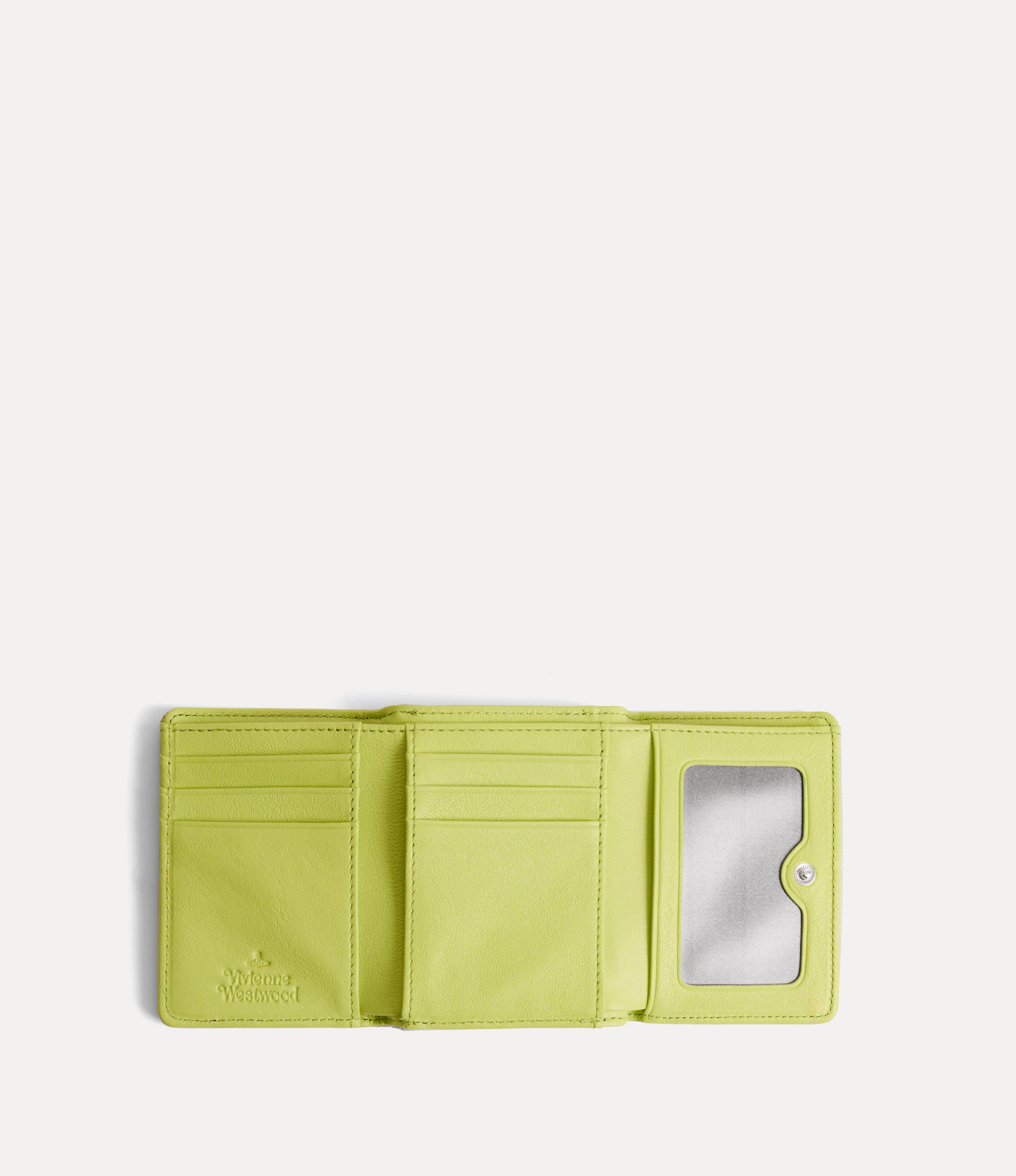 Small Frame Wallet in -LIME-GREEN | Vivienne Westwood®
