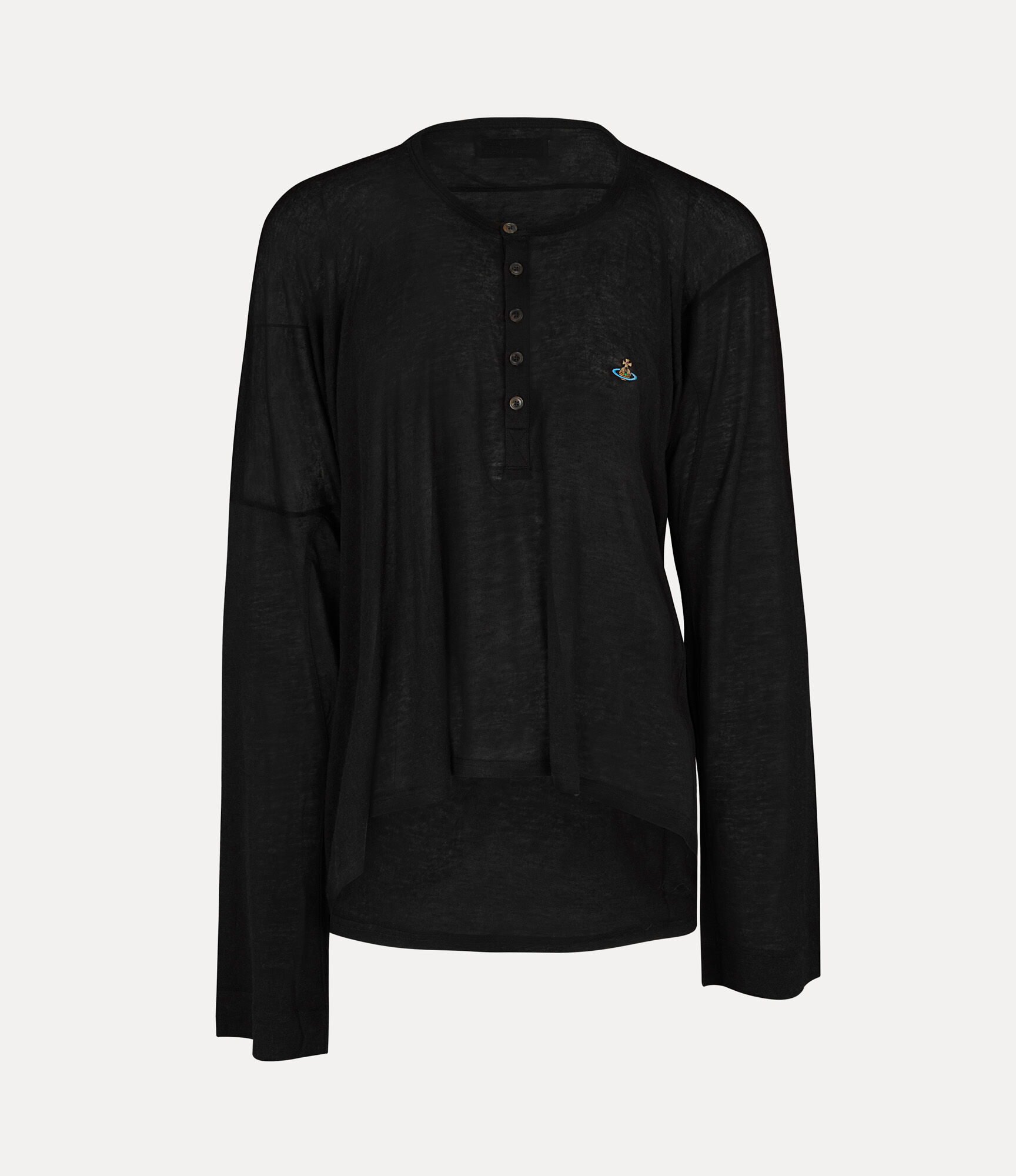 Long Sleeve Squiggle Henley