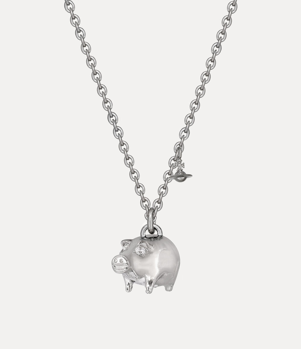 Vivienne Westwood Man. Fiorello Pendant Necklace in silver