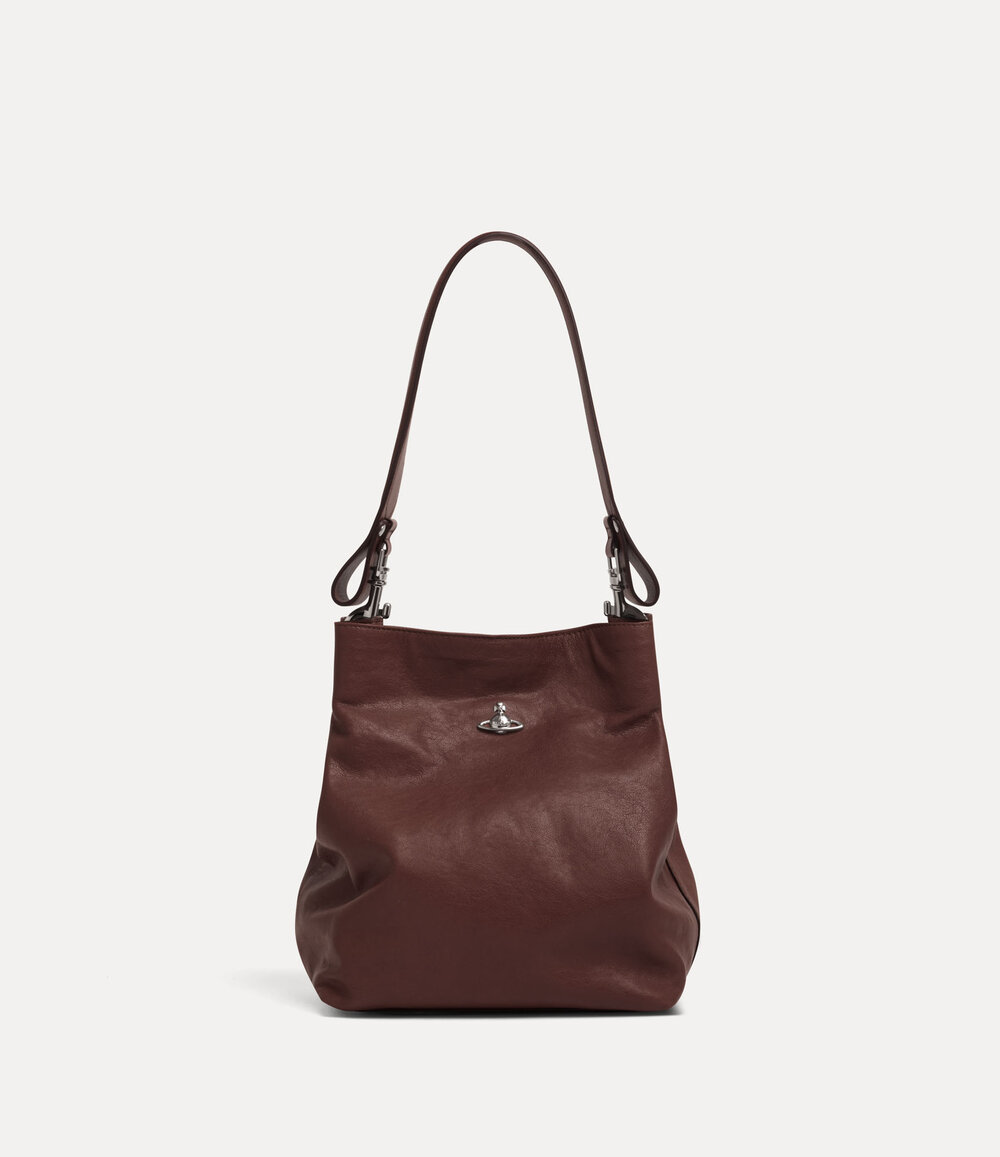 Vivienne Westwood Lottie Small Shoulder Bag in Chestnut