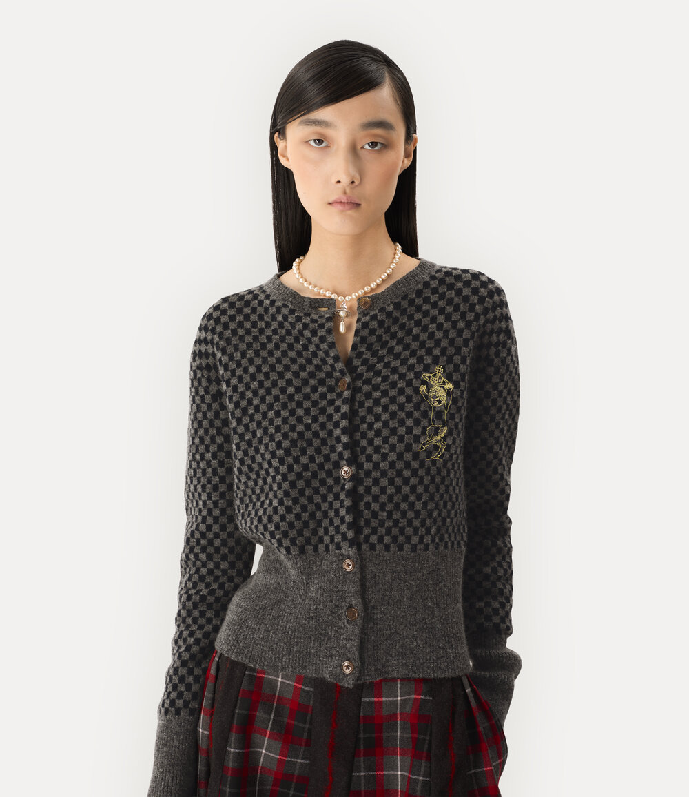 Vivienne Westwood Checkmate Cardigan, view 4