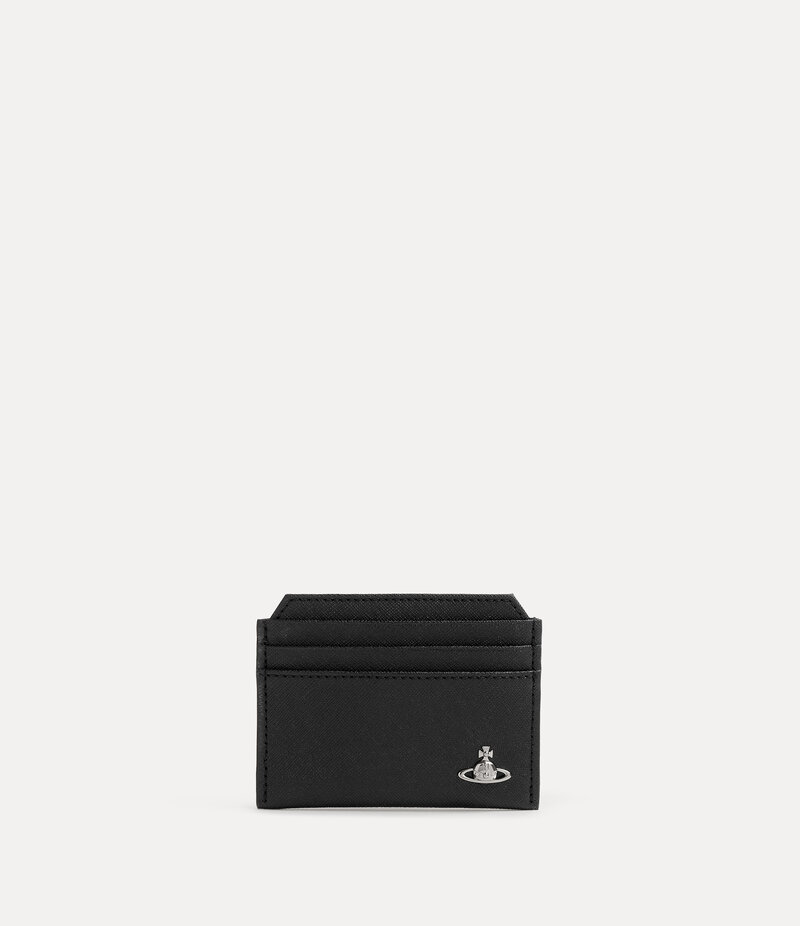 Vivienne Westwood Slim Card Holder in Black