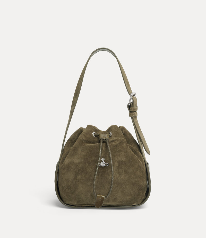 Vivienne Westwood Stacey Bucket Bag in Khaki