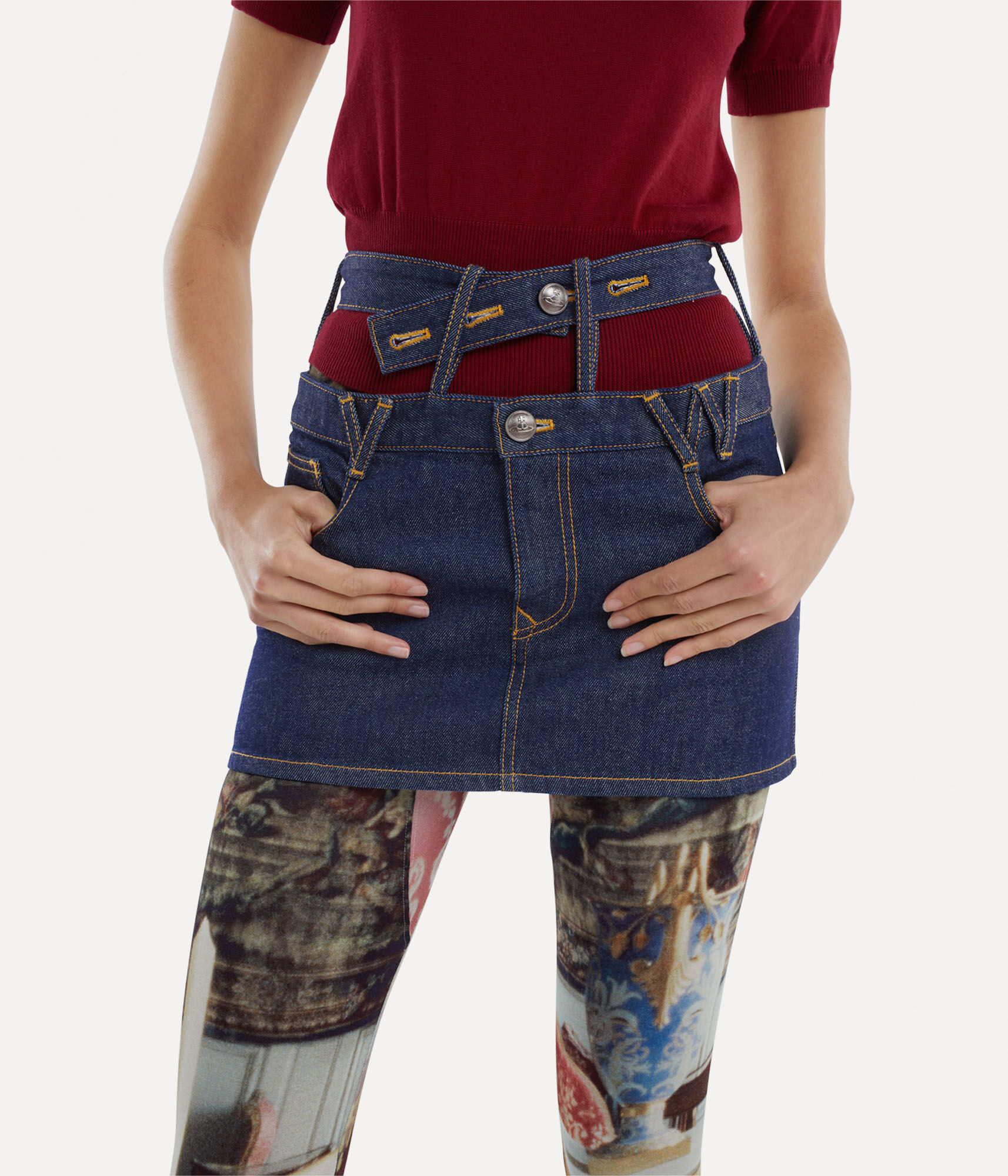 Double Waistband Foam Skirt  large image number 5