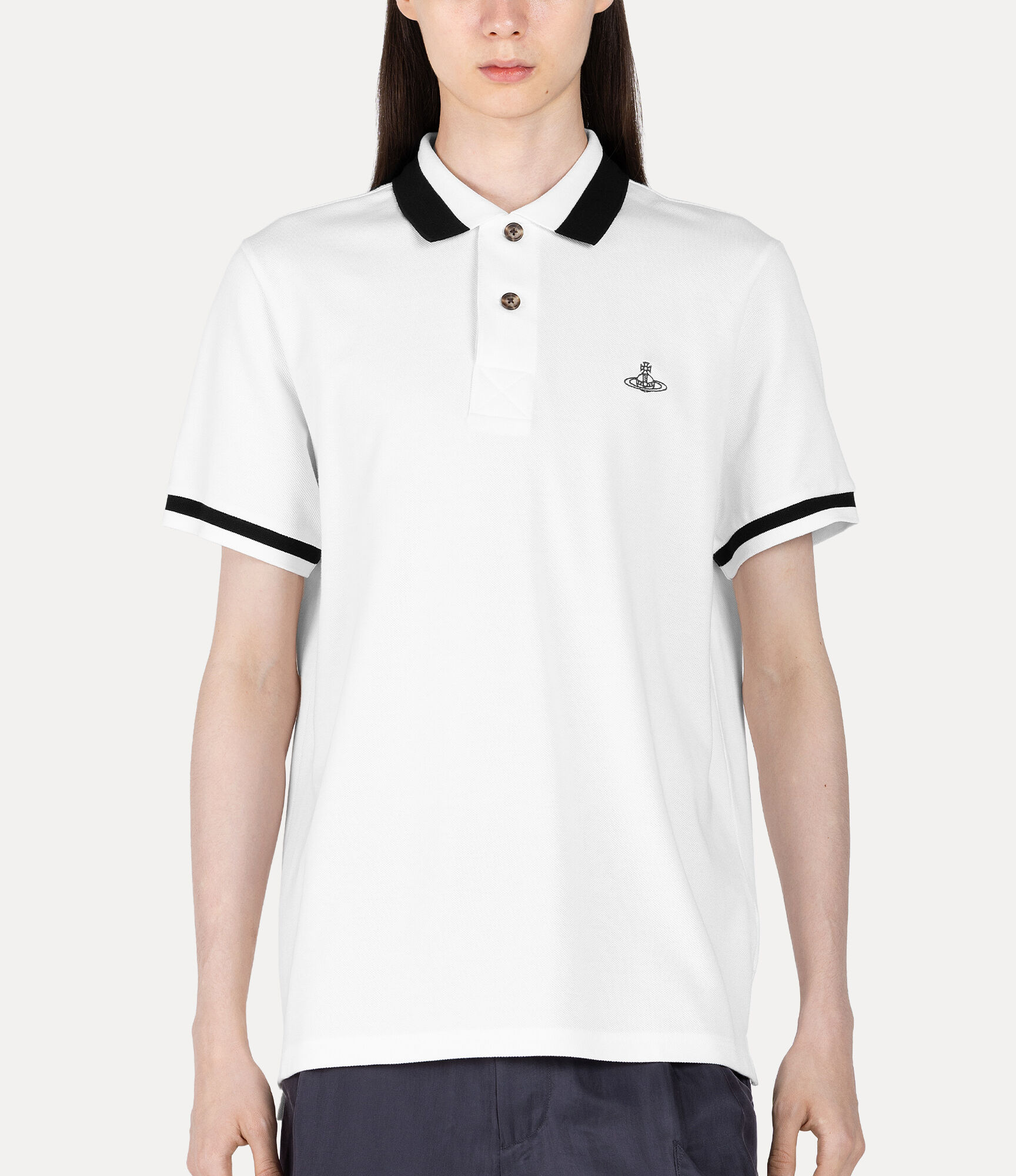 Classic Polo Shirt in WHITE | Vivienne Westwood®