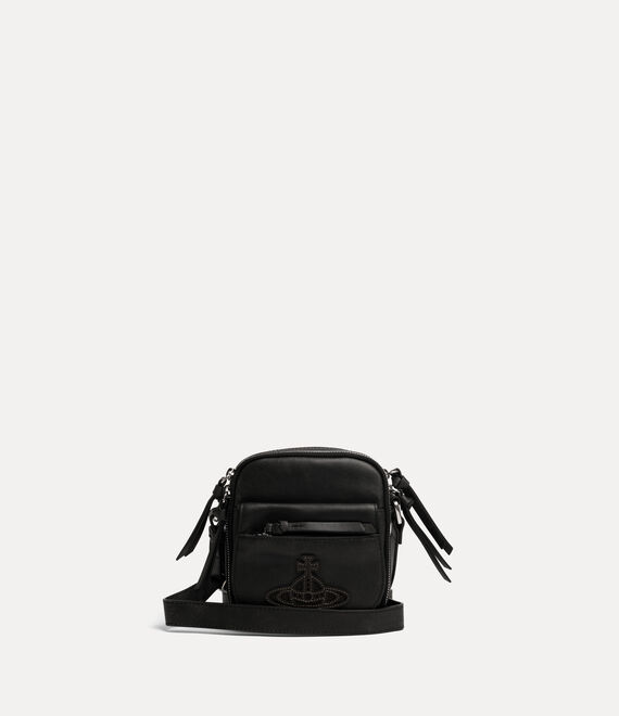 Vivienne Westwood Eton Small Crossbody Leather Off-black