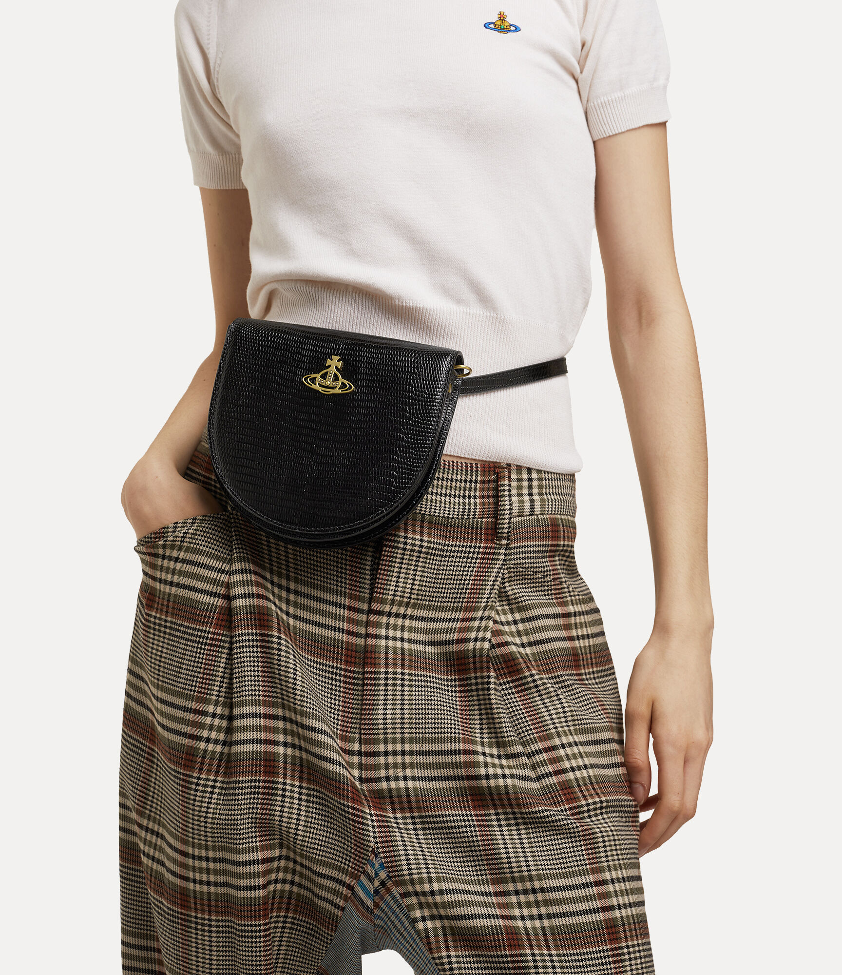 Lizard saddle crossbody  large image number 1