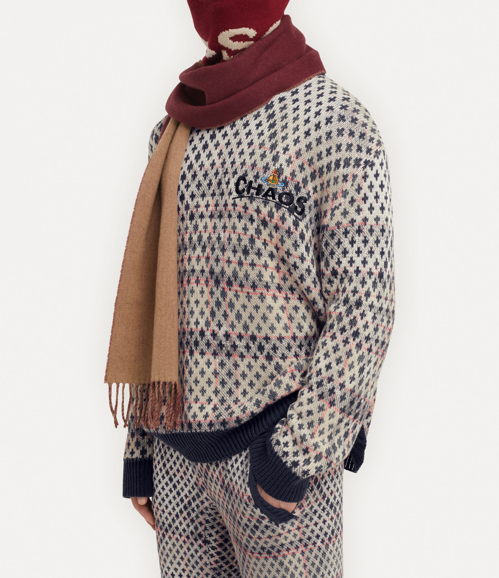 Distressed Tartan Jumper  large image number 6