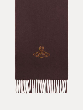 Embroidered Orb Long Scarf