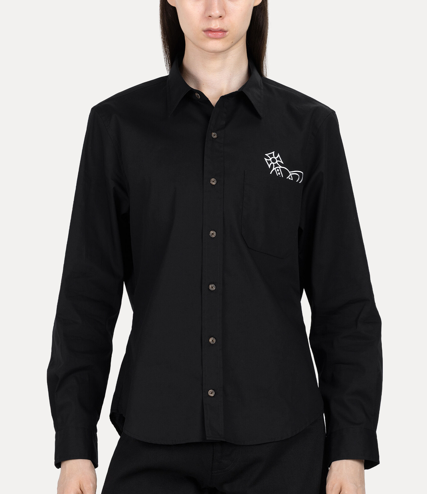Peek Orb Pocket Classic シャツ - ブラック | Vivienne Westwood®