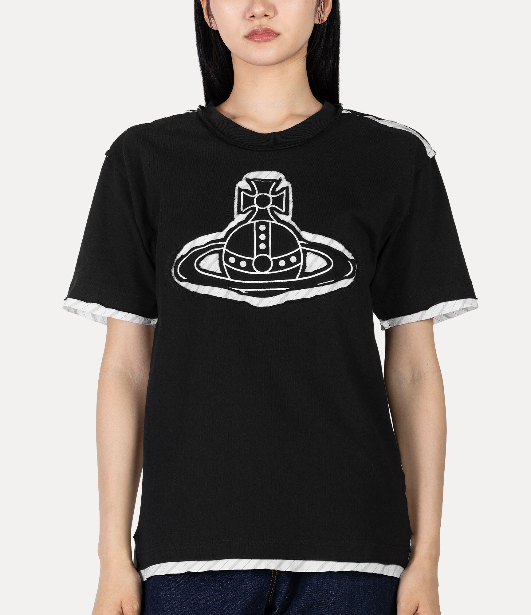 Orb Stripe Relax T-Shirt  large image number 7